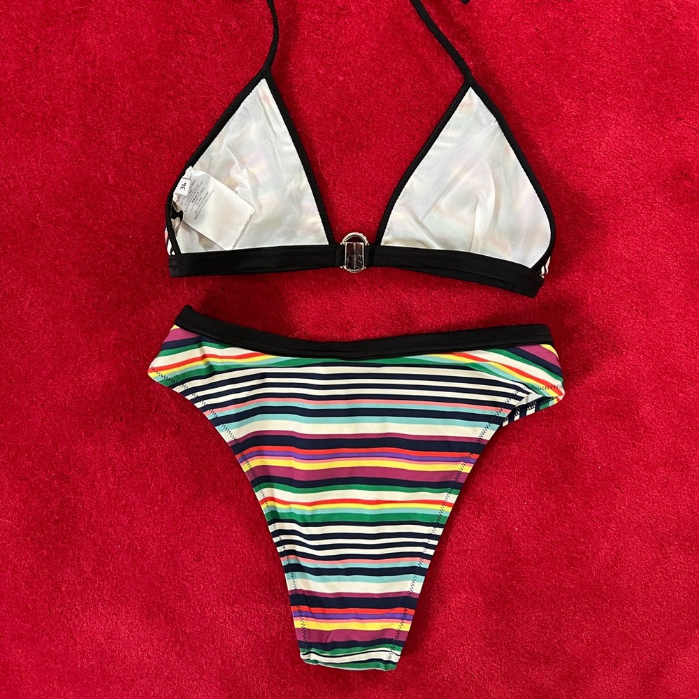 Balenciaga Striped Bikini RARE! 36 - Picture 2 of 4